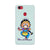 Bharatnatyam inspired mobile case in grey