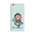 Bharatnatyam inspired mobile case in grey