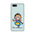 Bharatnatyam inspired mobile case in grey