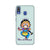 Bharatnatyam inspired mobile case in grey