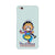 Bharatnatyam inspired mobile case in grey