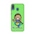 Bharatnatyam inspired mobile case in green