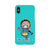 Bharatnatyam inspired mobile case in blue