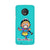 Bharatnatyam inspired mobile case in blue