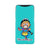 Bharatnatyam inspired mobile case in blue