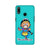 Bharatnatyam inspired mobile case in blue