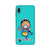 Bharatnatyam inspired mobile case in blue