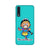 Bharatnatyam inspired mobile case in blue