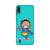 Bharatnatyam inspired mobile case in blue