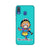 Bharatnatyam inspired mobile case in blue