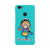 Bharatnatyam inspired mobile case in blue