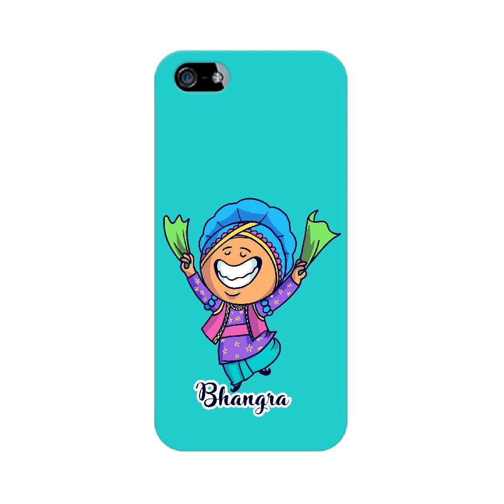 Bhangra inspired mobile case in blue