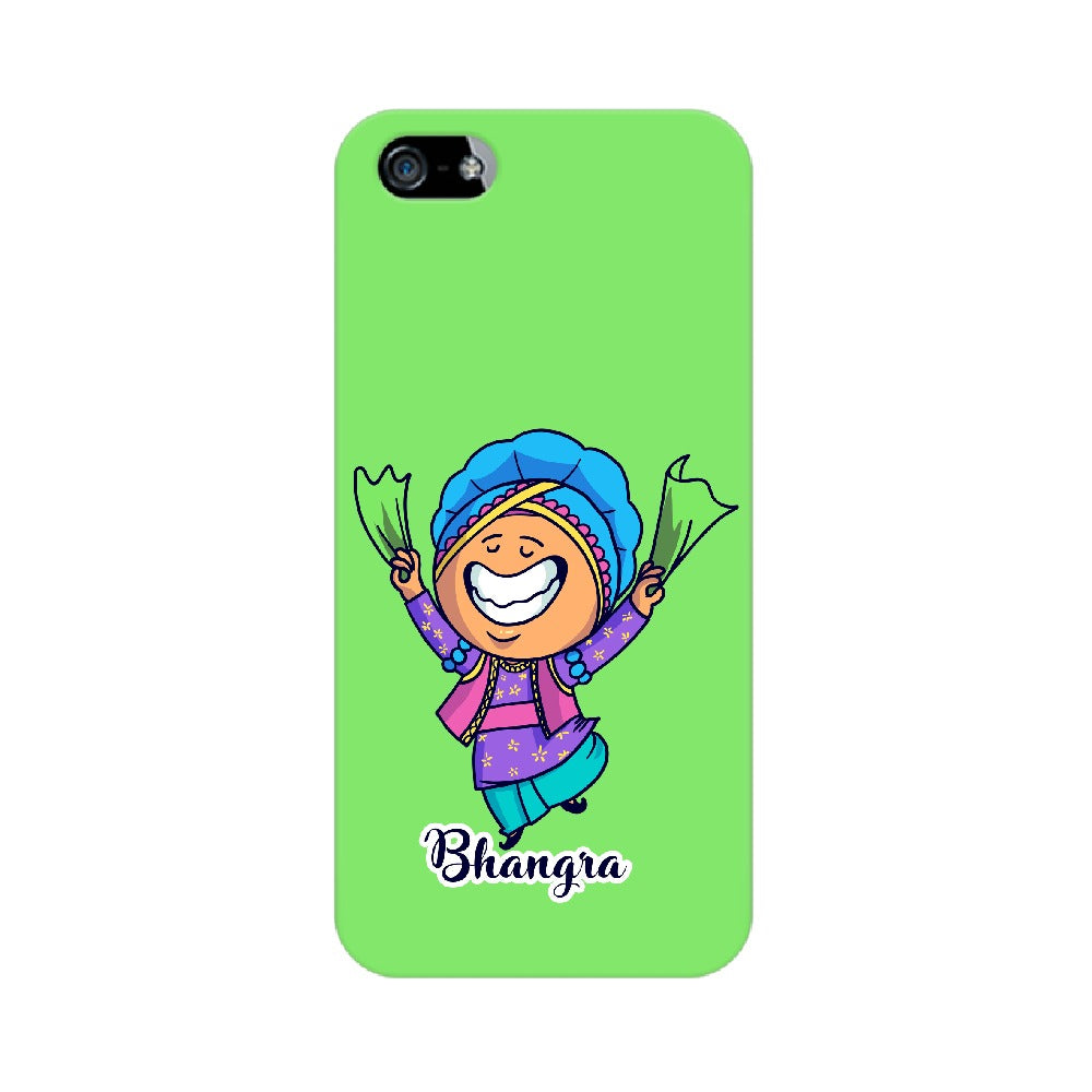 Bhangra inspired mobile case in green