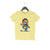 Bharatanatyam girls t shirts & boys t shirts. Butter yellow t shirt boy. Butter yellow t shirt girl.