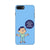 Keeping social distance, mobile case in blue