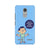 Keeping social distance, mobile case in blue