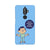 Keeping social distance, mobile case in blue