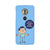 Keeping social distance, mobile case in blue