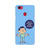 Keeping social distance, mobile case in blue