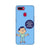 Keeping social distance, mobile case in blue