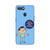 Keeping social distance, mobile case in blue