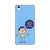 Keeping social distance, mobile case in blue