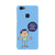 Keeping social distance, mobile case in blue