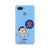 Keeping social distance, mobile case in blue