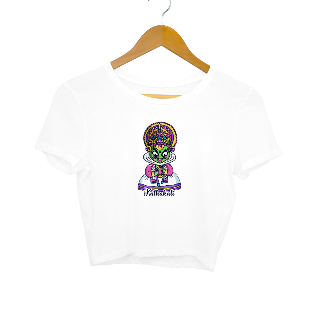 Kathakali inspired crop top for girls