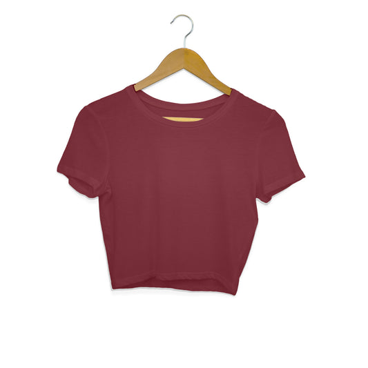 Solid crop tops